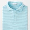 Peter Millar Crown Comfort Cotton Polo Trip Stripe New