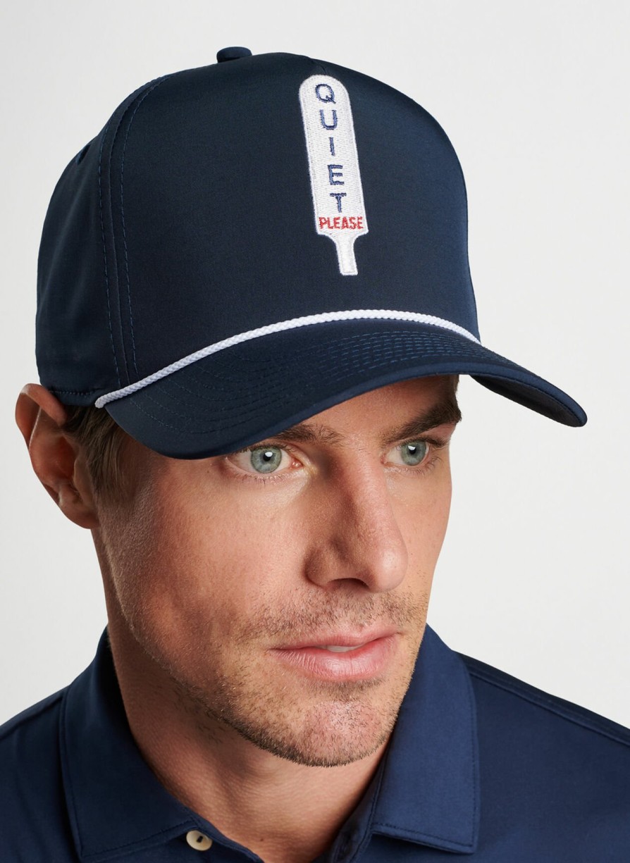 Peter Millar Peter Millar Quiet Please Performance Rope Hat Online