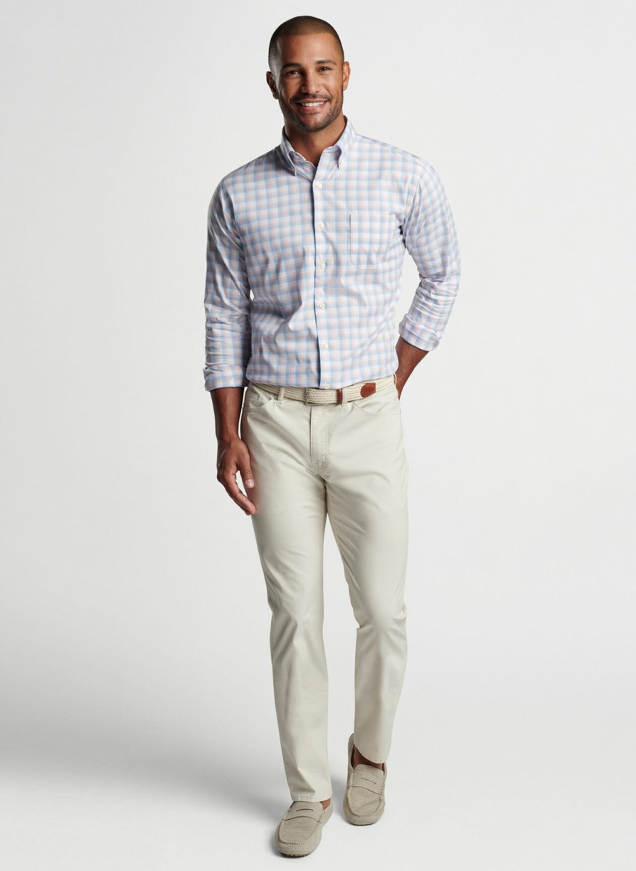 Peter Millar Wilkeson Crown Lite Cotton-Stretch Sport Shirt Online