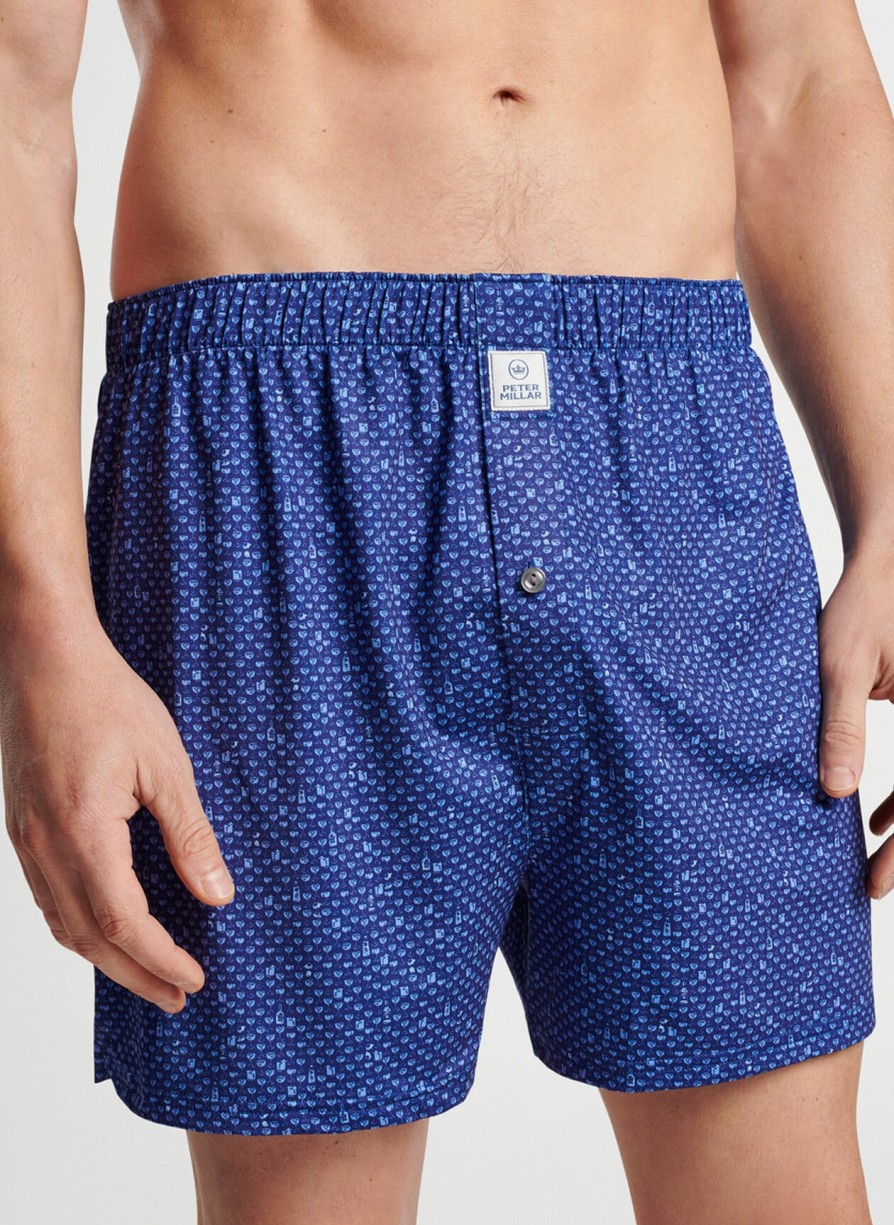 Peter Millar Whiskey Sour Performance Boxer Short Clearance