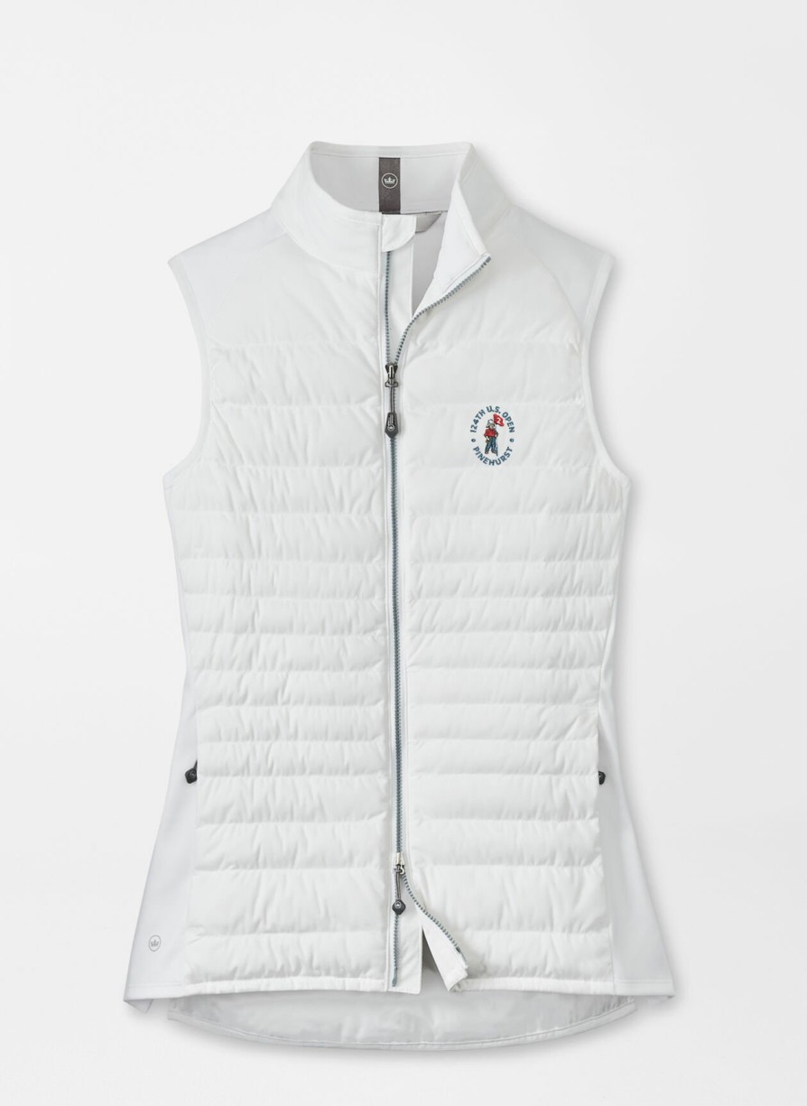 Peter Millar 124Th U.S. Open Women'S Fuse Hybrid Vest New