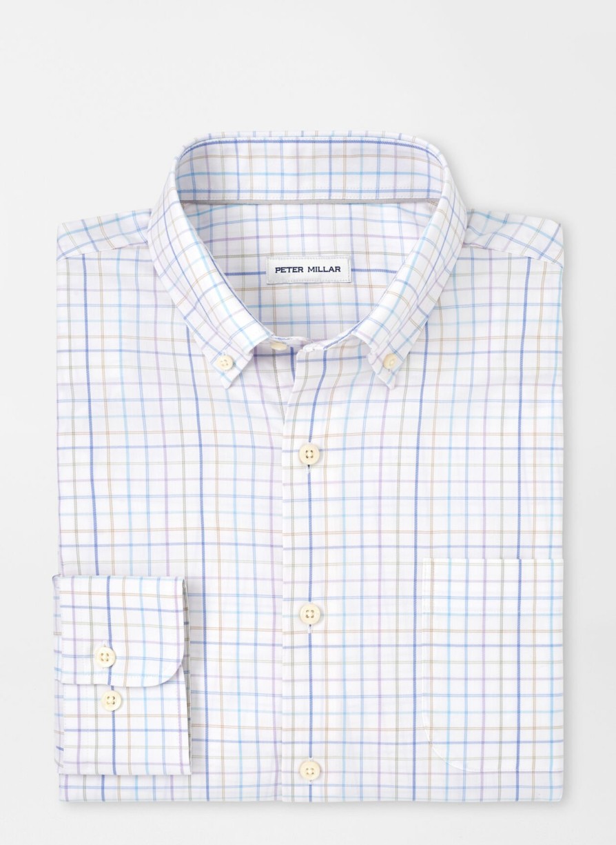 Peter Millar Patten Crown Lite Cotton-Stretch Sport Shirt Best