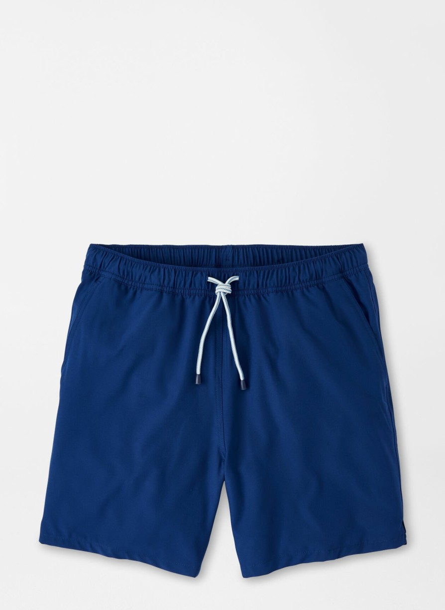 Peter Millar Crown Solid Swim Trunk Hot