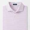 Peter Millar Albatross Stripe Cotton Blend Pique Polo Wholesale