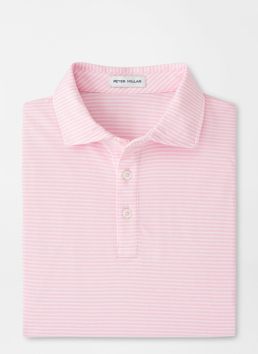 Peter Millar Pilot Mill Halifax Stripe Short-Sleeve Polo Clearance