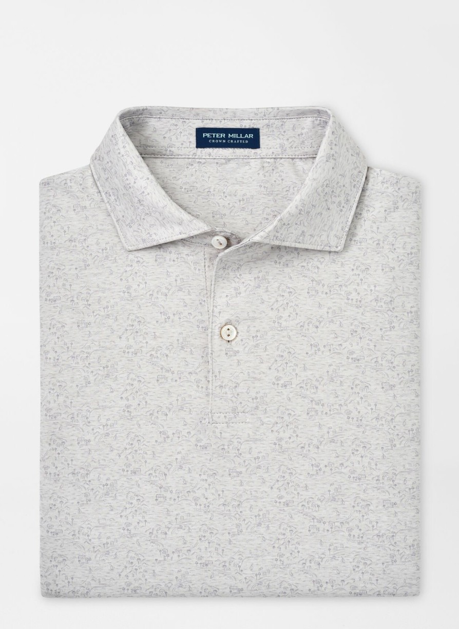 Peter Millar Riviera Performance Jersey Polo Hot