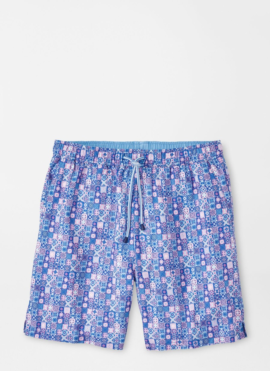 Peter Millar Mosaic Madness Swim Trunk Clearance