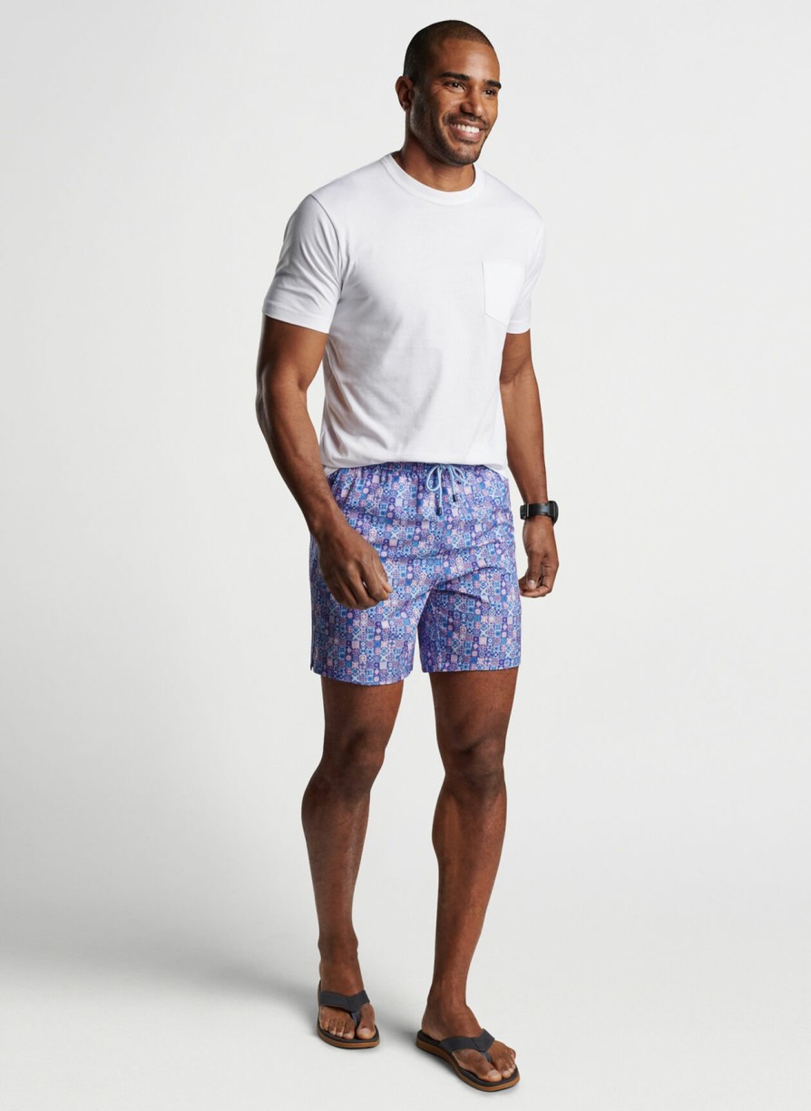 Peter Millar Mosaic Madness Swim Trunk Clearance