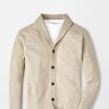 Peter Millar Boothbay Shawl Cardigan Sweater New