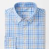 Peter Millar Freeport Crown Lite Cotton-Stretch Sport Shirt Hot