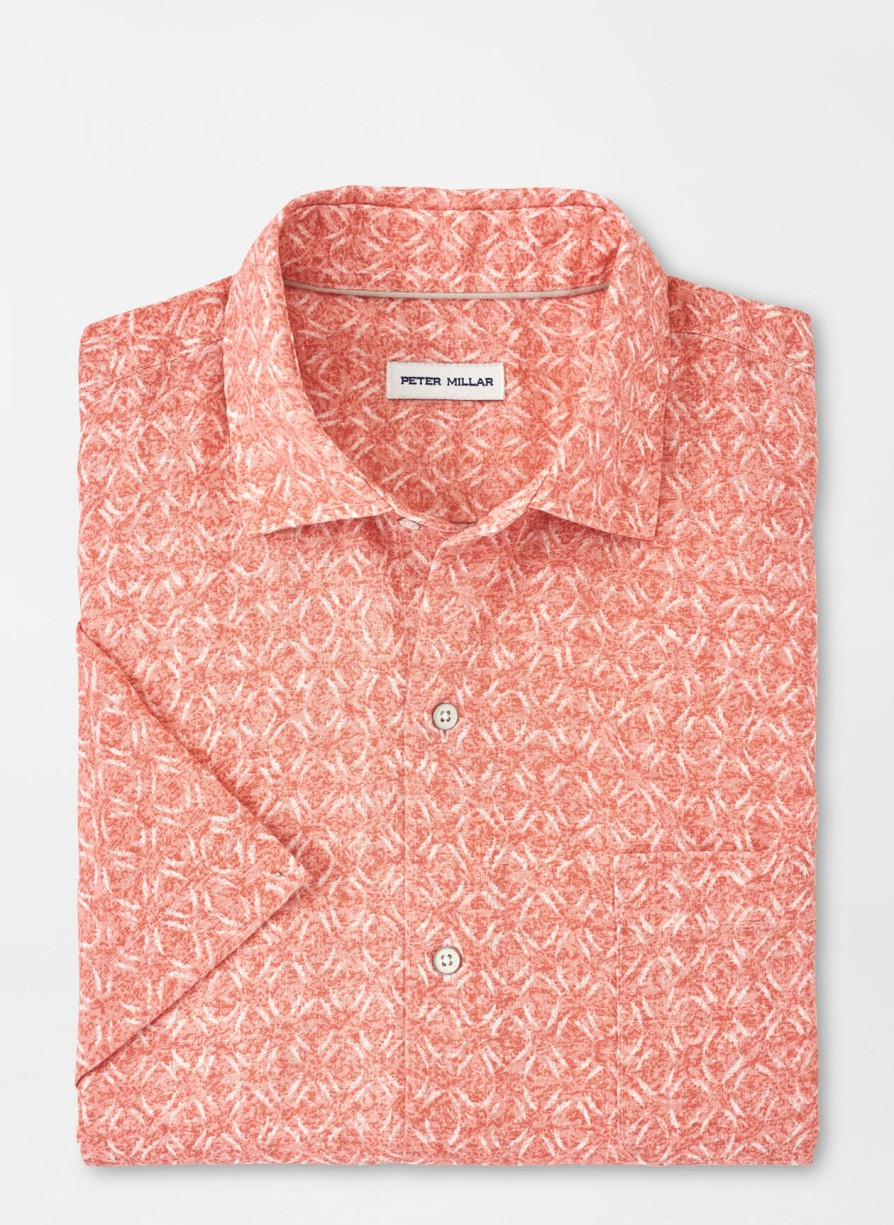 Peter Millar Sandblast Linen Sport Shirt Online