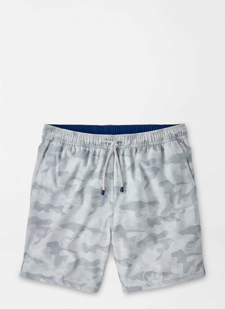 Peter Millar Logo Camo Swim Trunk Online