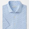 Peter Millar Tee Club Performance Poplin Sport Shirt Hot