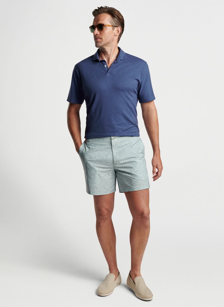 Peter Millar Tropical Leaves Swim Trunk Online