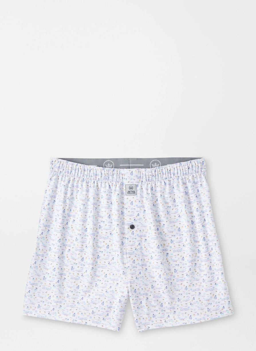 Peter Millar 5 O'Clock In Fiji Performance Boxer Short Online