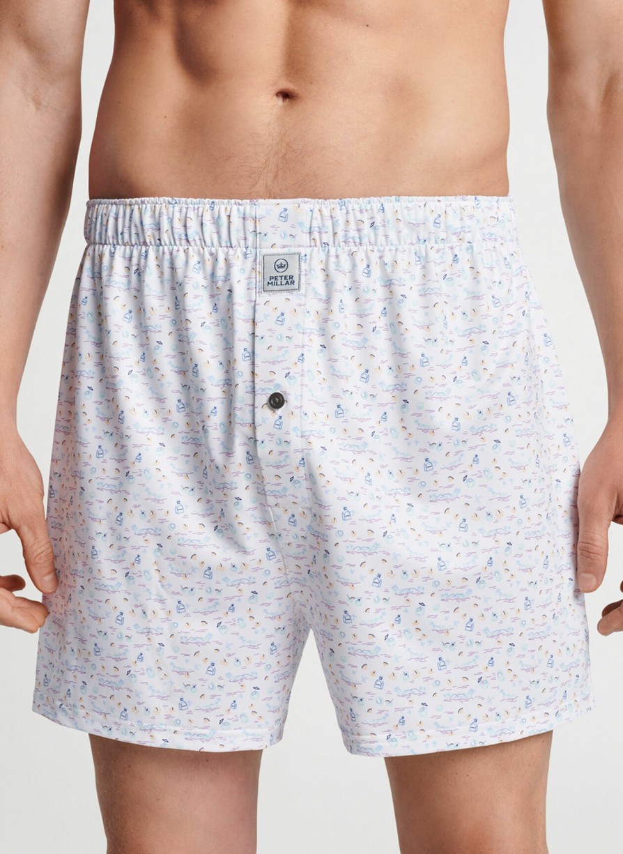 Peter Millar 5 O'Clock In Fiji Performance Boxer Short Online