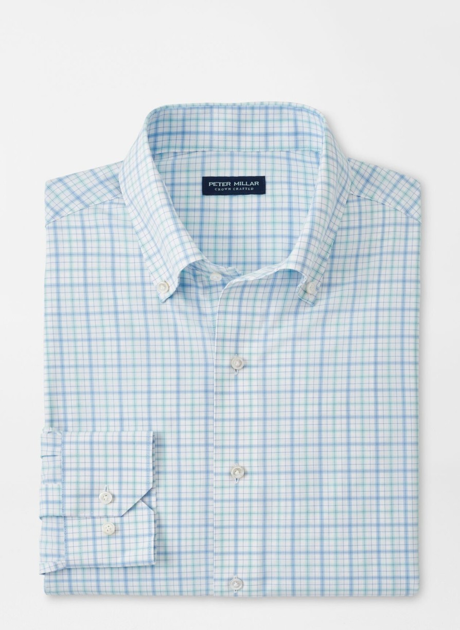 Peter Millar Rollins Performance Poplin Sport Shirt Hot