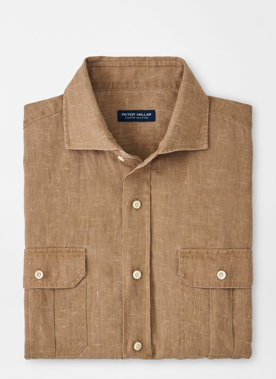 Peter Millar Florian Linen Sport Shirt Clearance