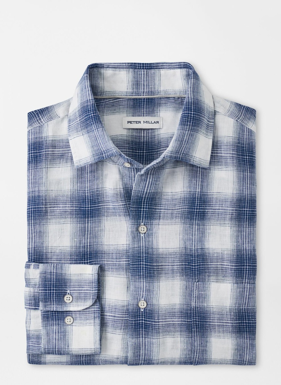 Peter Millar Beachcast Linen Sport Shirt Online