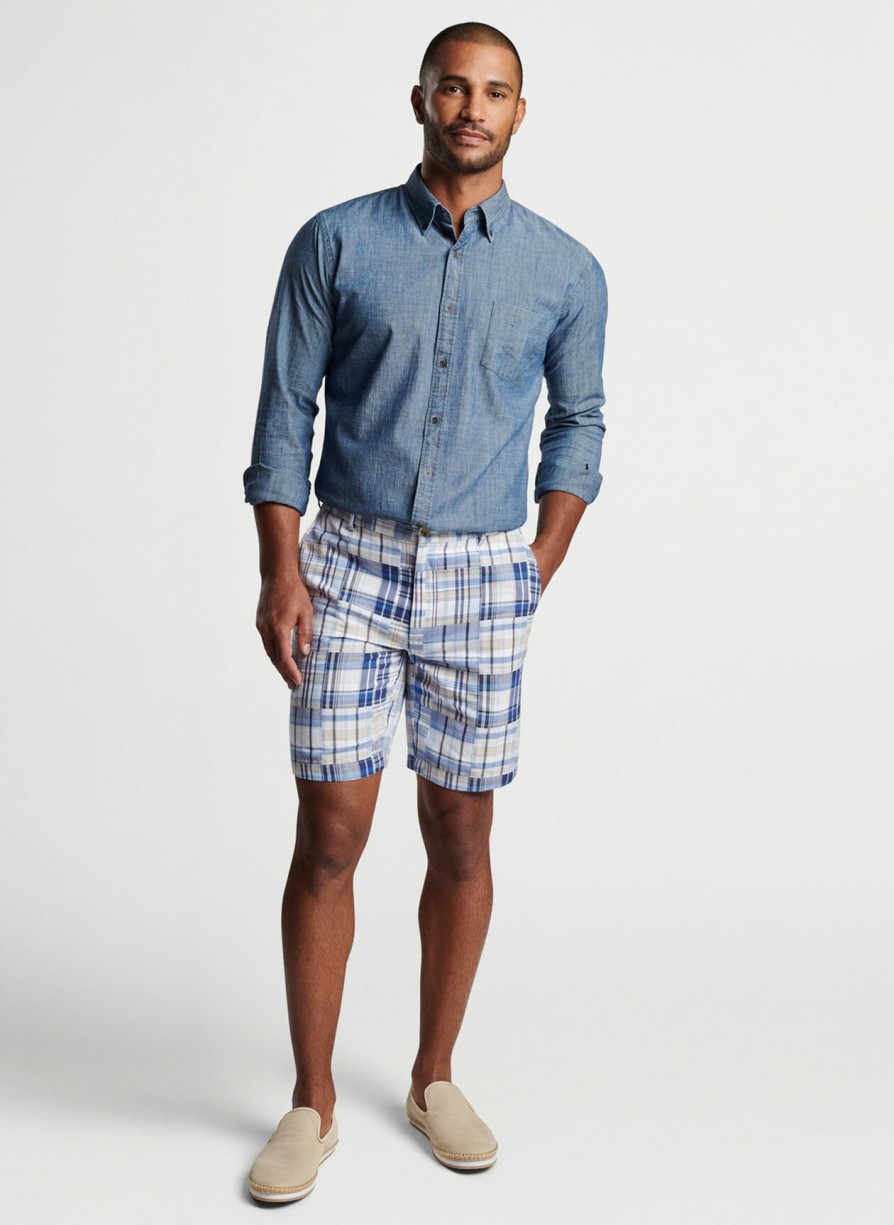 Peter Millar Cabana Madras Cotton Short Best