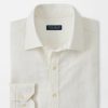 Peter Millar Teo Cotton Linen Blend Sport Shirt Online