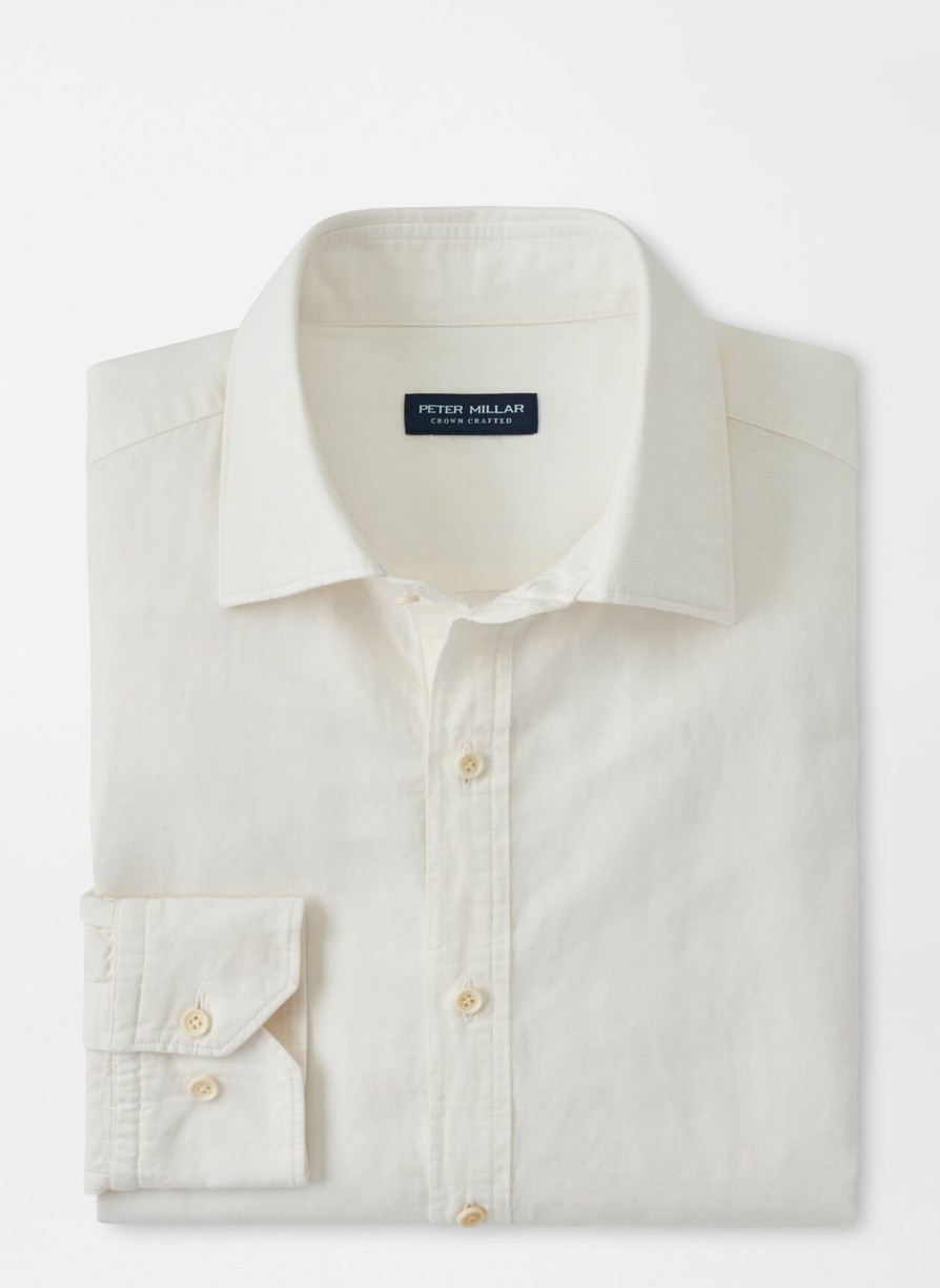 Peter Millar Teo Cotton Linen Blend Sport Shirt Online