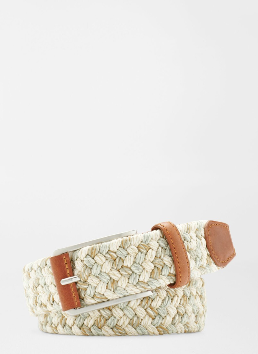 Peter Millar Cotton Melange Braided Belt Clearance