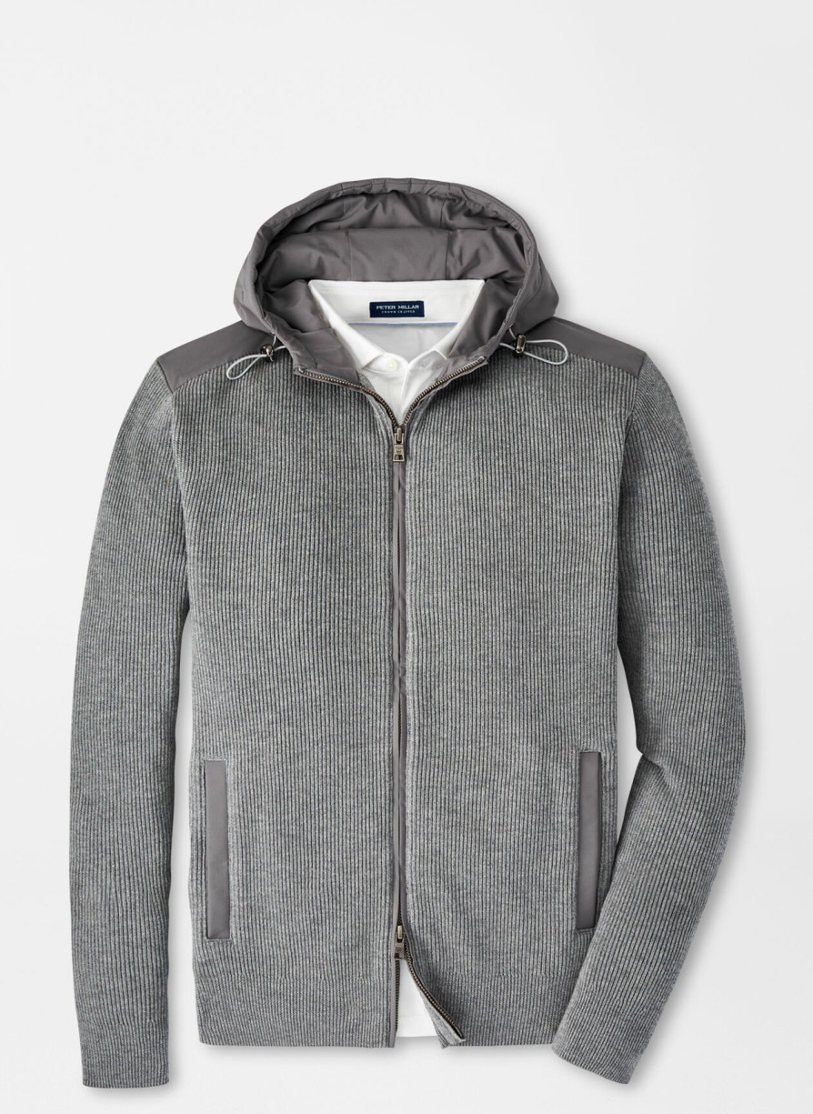 Peter Millar Holdridge Hybrid Full-Zip Cardigan Best