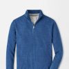 Peter Millar Indigo Knit Quarter-Zip Best