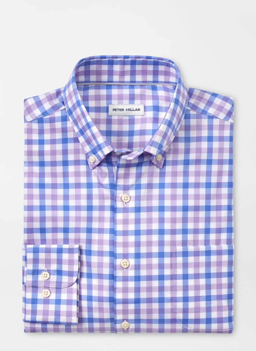 Peter Millar Castine Crown Lite Cotton-Stretch Sport Shirt Clearance