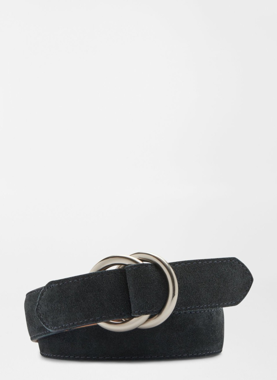 Peter Millar O-Ring Suede Belt Best