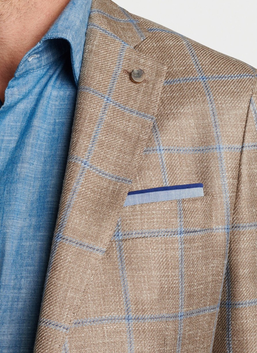 Peter Millar Chambray Pocket Square Best