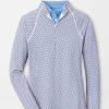 Peter Millar Links Print Raglan Sleeve Perth Layer Clearance