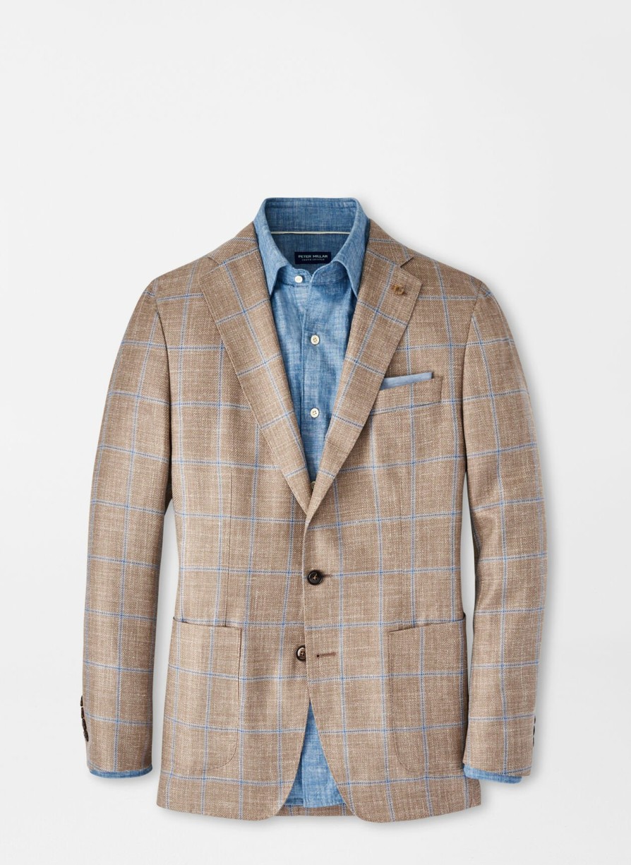 Peter Millar Mason Windowpane Soft Jacket Online