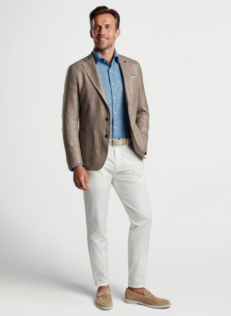 Peter Millar Mason Windowpane Soft Jacket Online