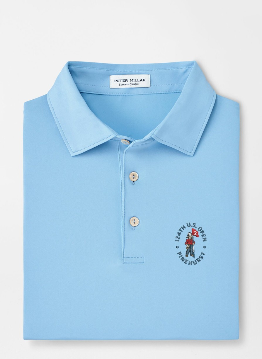 Peter Millar 124Th U.S. Open Solid Performance Jersey Polo Online