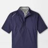 Peter Millar Shield Short-Sleeve Rain Shell Hot