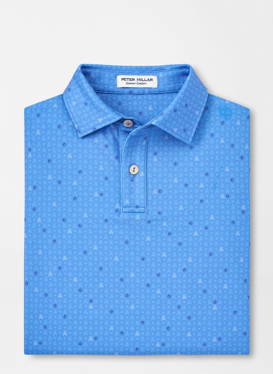 Peter Millar Skull In One Youth Performance Jersey Polo Best