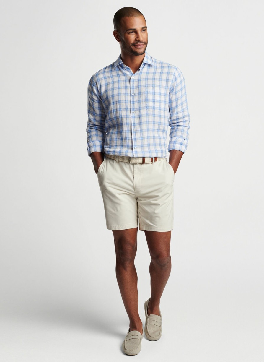 Peter Millar Edisto Linen Sport Shirt Wholesale