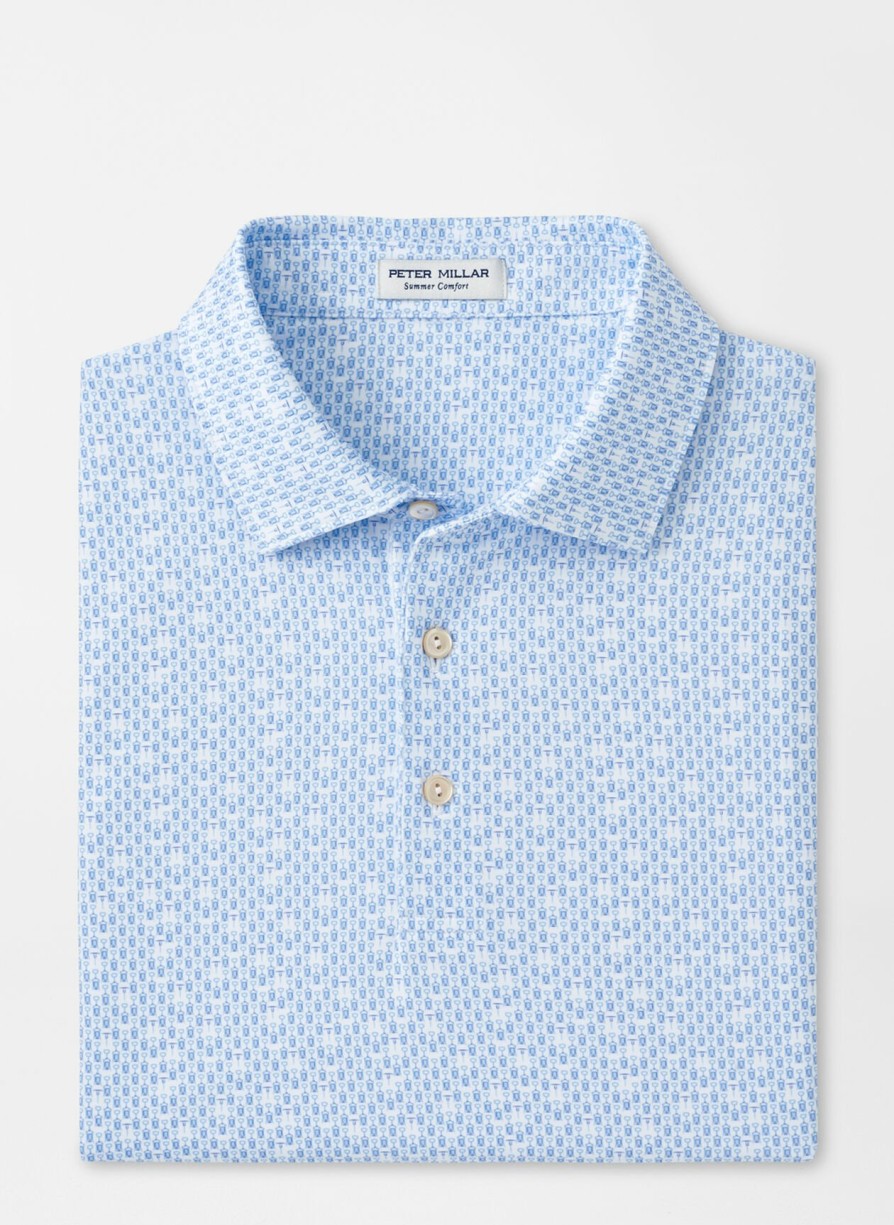 Peter Millar Corkscrew Performance Jersey Polo Online