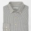 Peter Millar Hanford Performance Twill Sport Shirt Hot