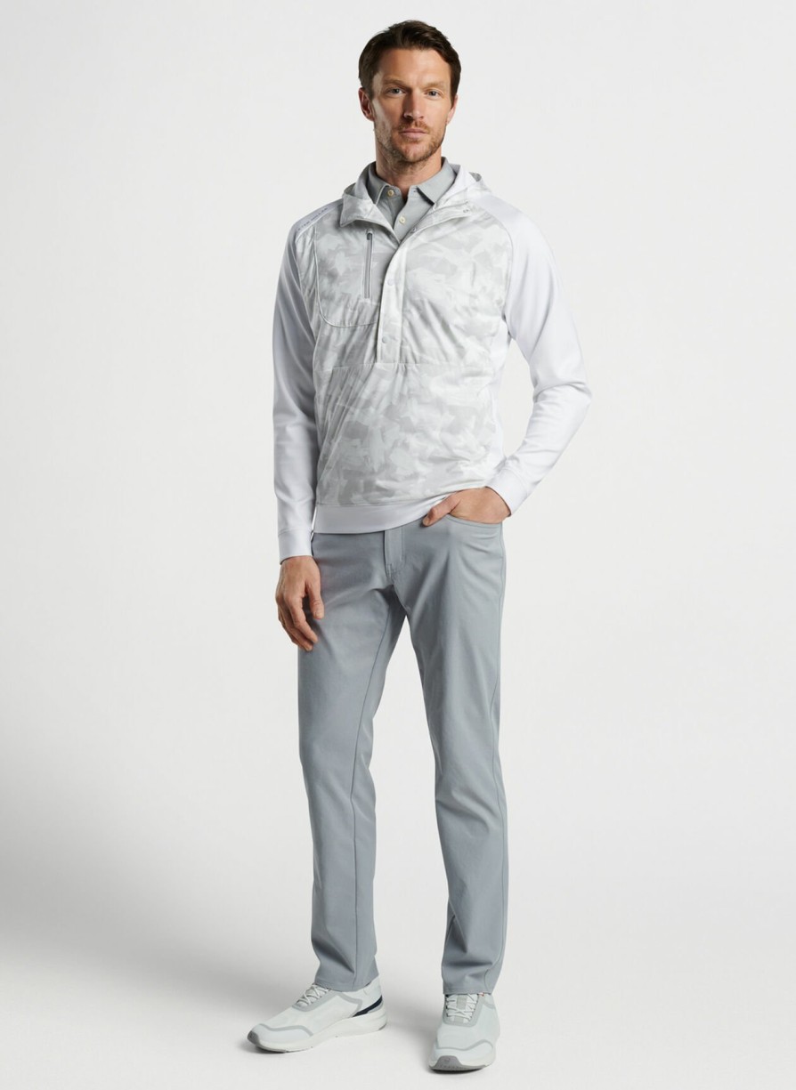 Peter Millar Weld Brushstroke Camo Half Snap Hoodie Online