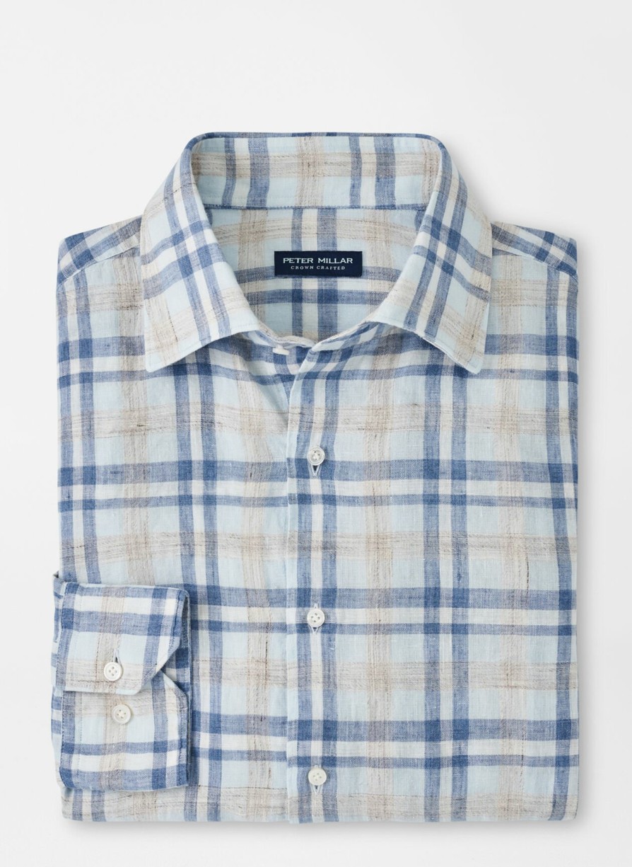 Peter Millar Emil Linen Sport Shirt Clearance