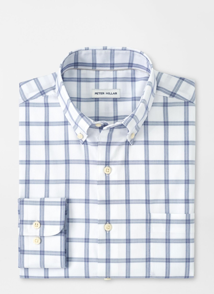 Peter Millar Gorham Crown Lite Cotton-Stretch Sport Shirt Best