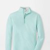 Peter Millar Perth Youth Sugar Stripe Performance Quarter-Zip Clearance