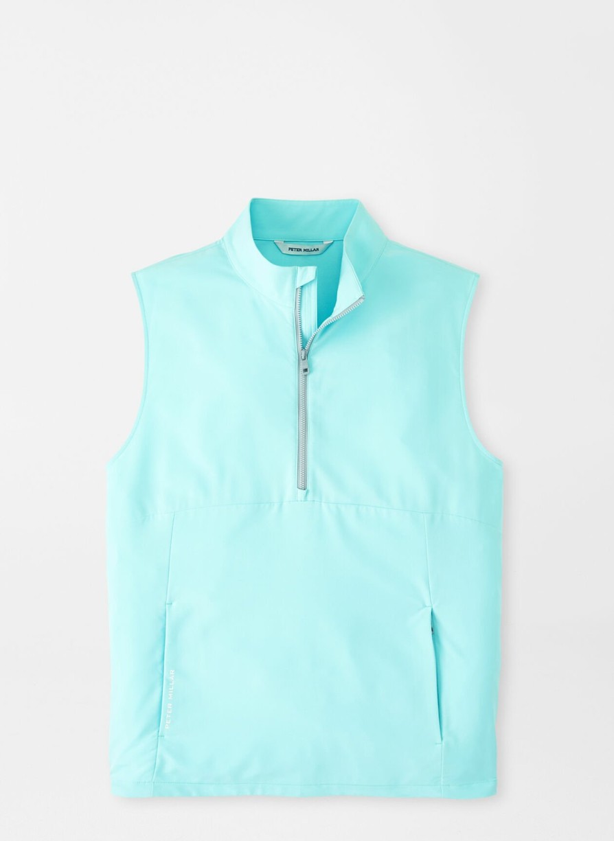 Peter Millar Windward Half-Zip Vest New