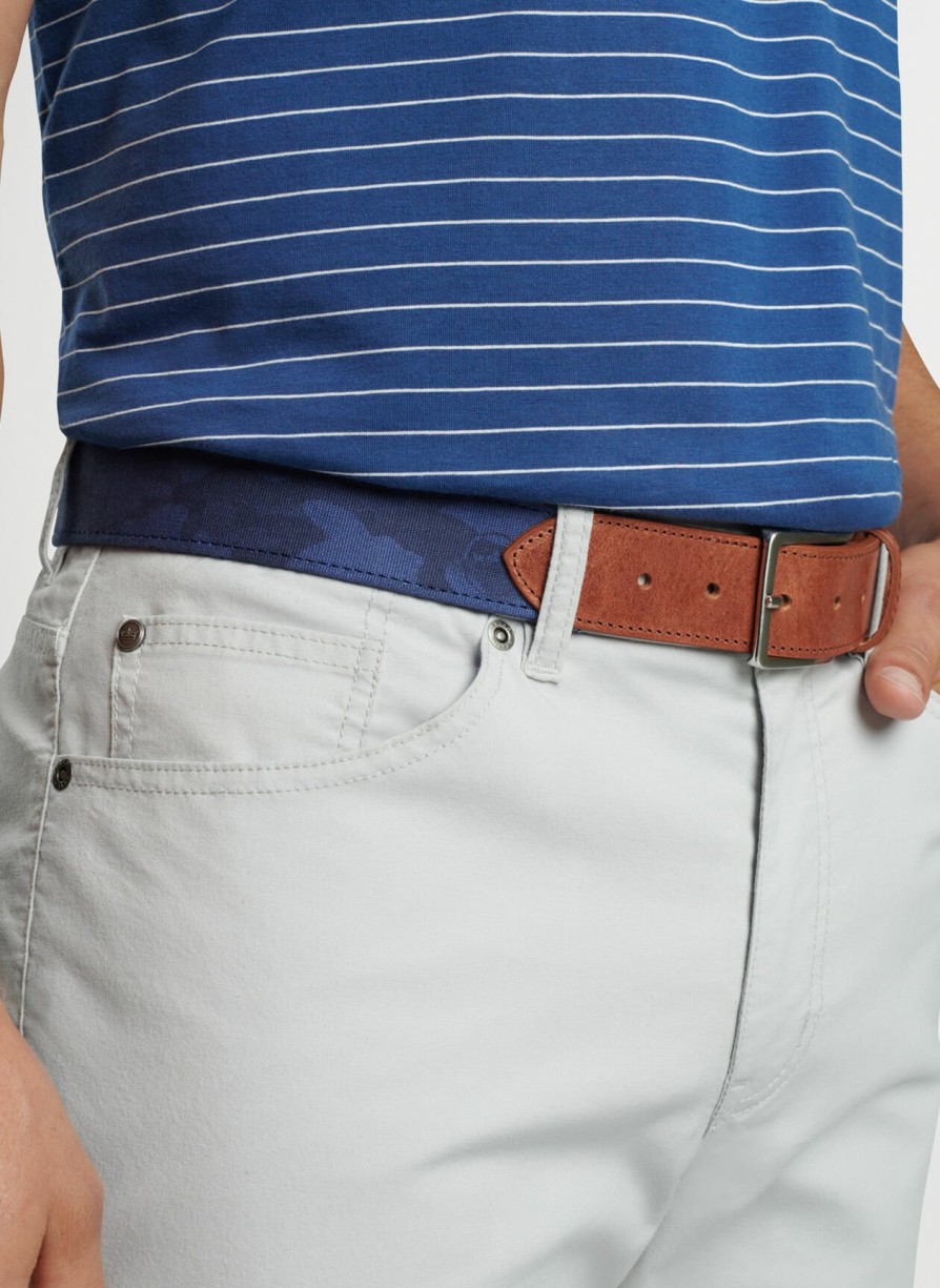 Peter Millar Linear Camo Printed Belt Online