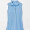 Peter Millar Sleeveless Banded Button Polo Wholesale