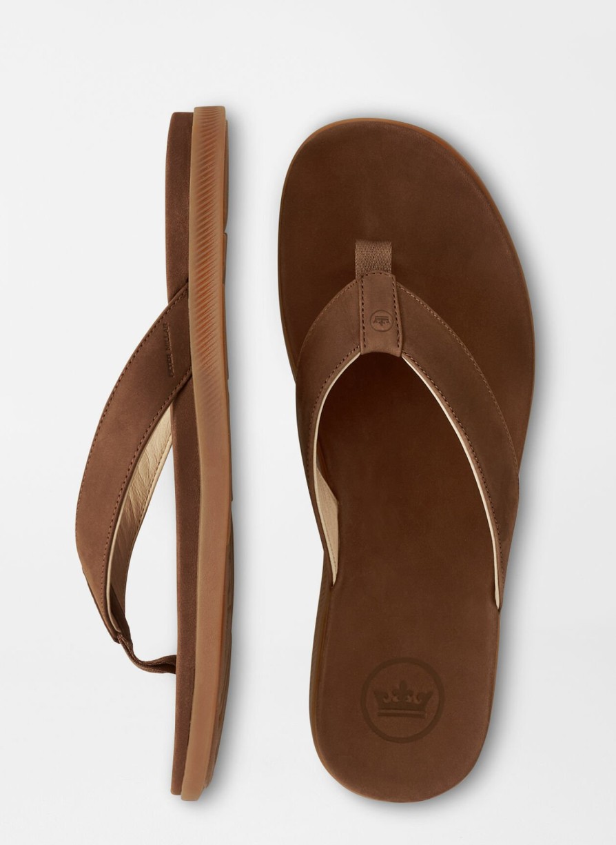 Peter Millar Hyperlight Slide Nubuck Flip Flop Clearance