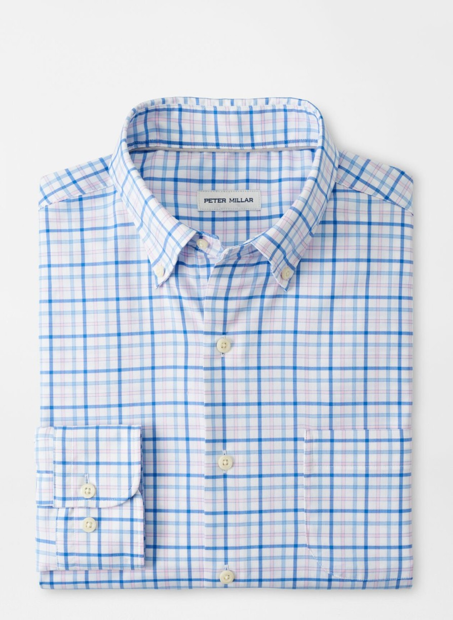 Peter Millar Cutler Cotton-Stretch Sport Shirt Best